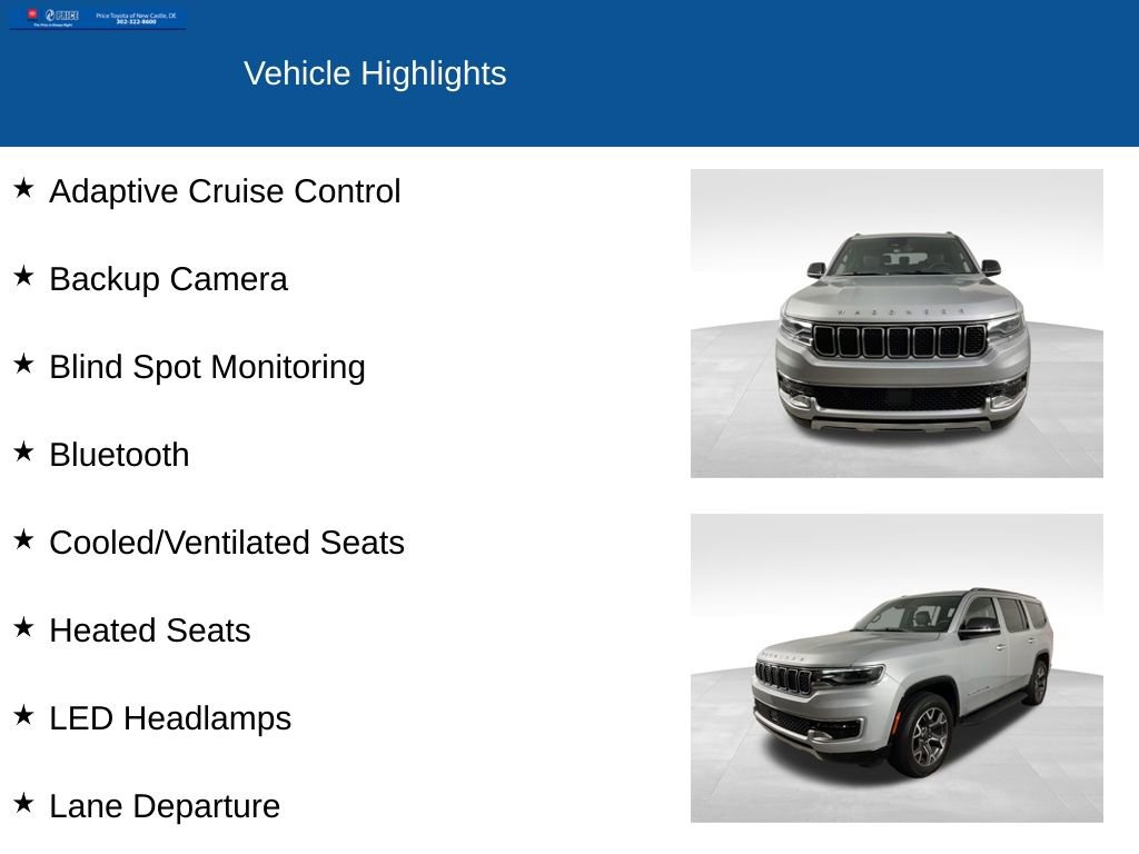 Used 2024 Jeep Wagoneer Series III w/ Flexible Seating Group image 2