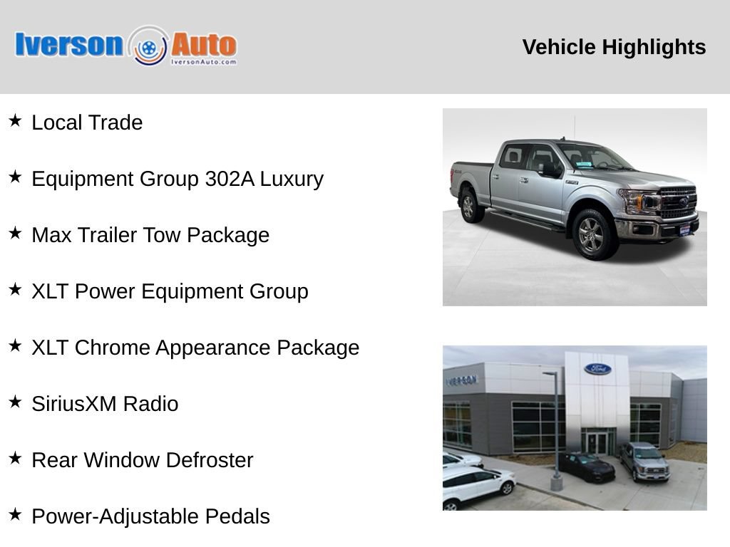 Used 2020 Ford F150 XLT w/ Equipment Group 302A Luxury AWD/4WD image 2