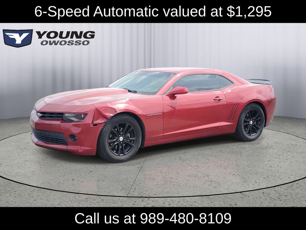Used 2015 Chevrolet Camaro LT w/ Black Rally Stripe Package RWD image 1