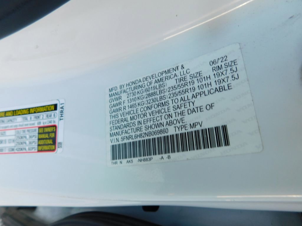 Used 2022 Honda Odyssey Touring image 9