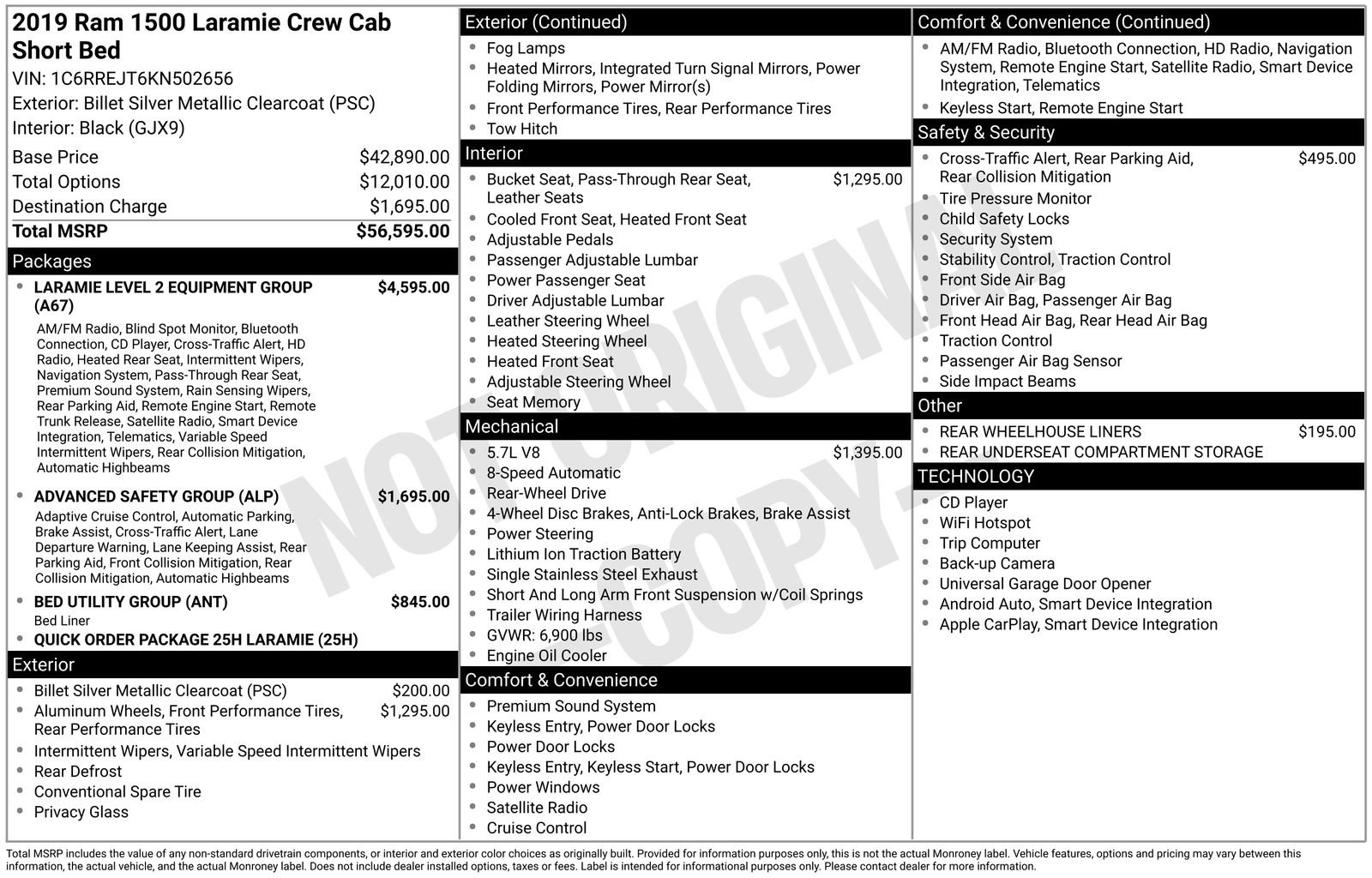 Used 2019 RAM 1500 Laramie RWD image 28