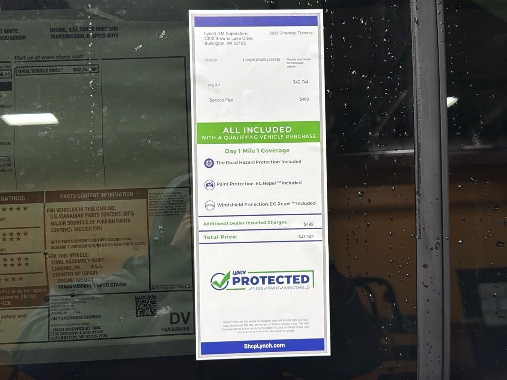 New 2025 Chevrolet Traverse LT w/ LPO, Floor Liner Package image 37