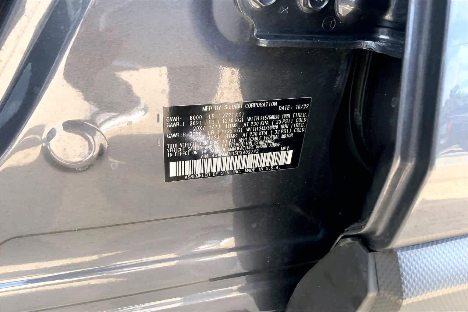 Used 2023 Subaru Ascent Onyx Edition AWD/4WD image 37