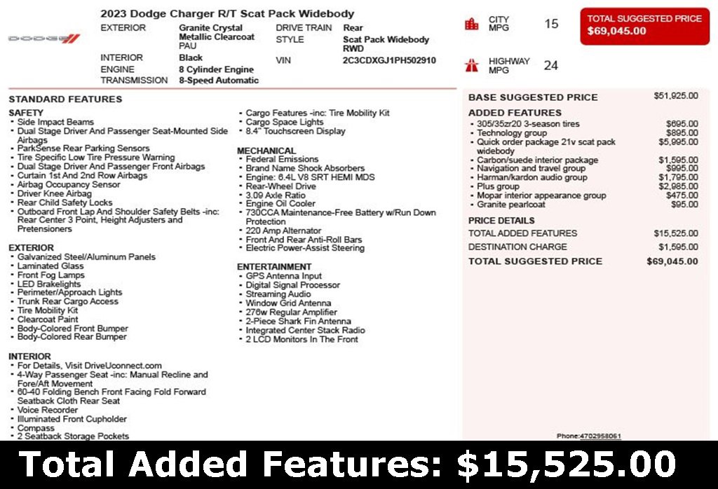 Used 2023 Dodge Charger Scat Pack image 3