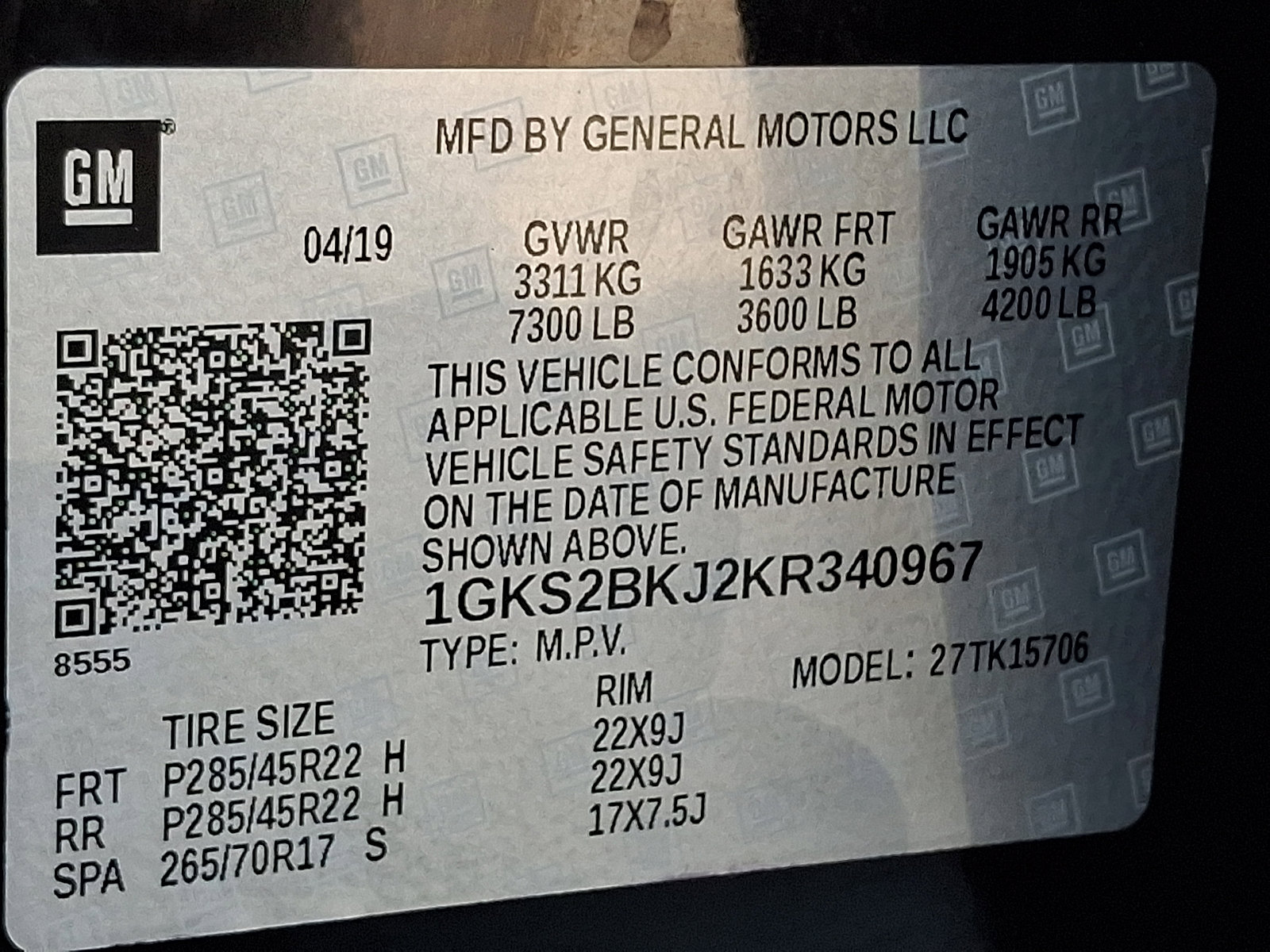 Used 2019 GMC Yukon SLT w/ Graphite Performance Edition image 32