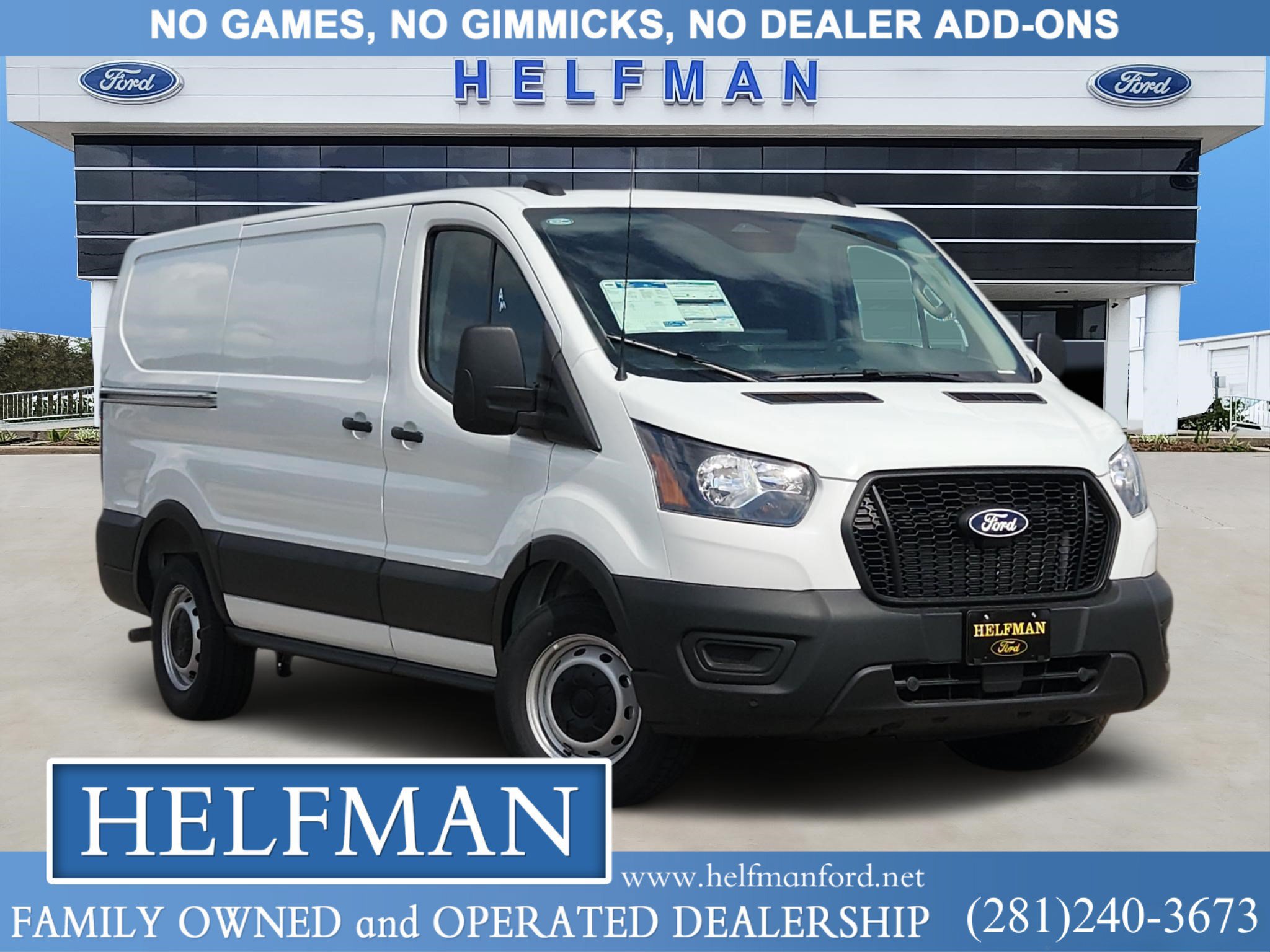 New 2027 Ford Transit 150 Low Roof w/ Load Area Protection Package RWD image 1