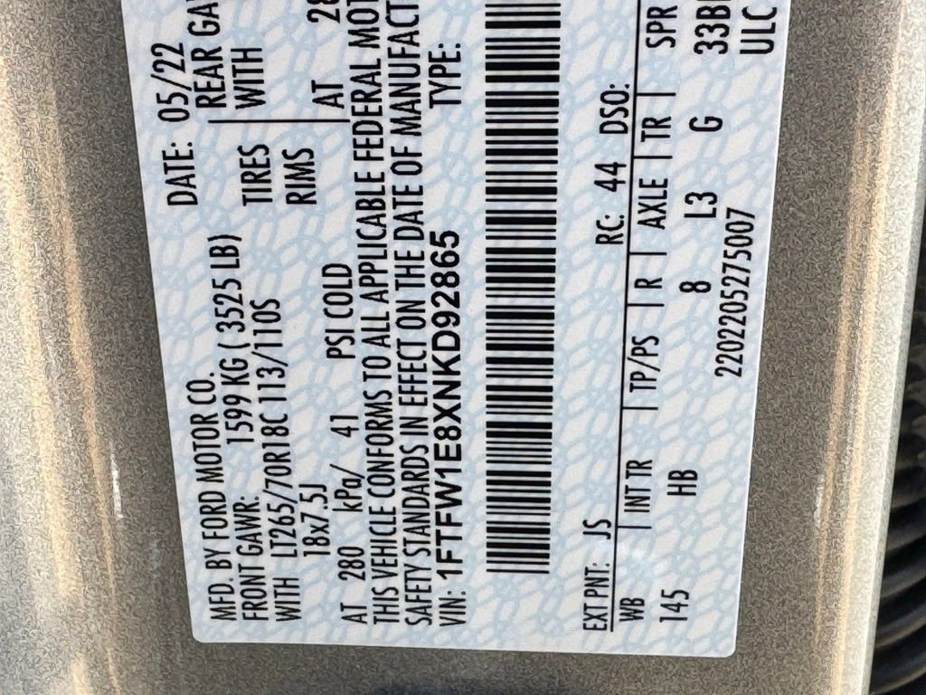 Used 2022 Ford F150 Lariat w/ Equipment Group 502A High image 51