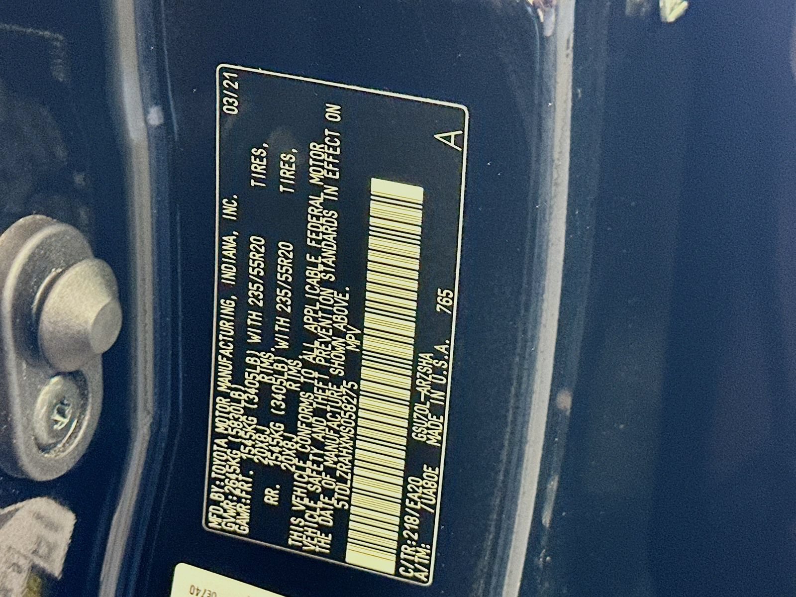 Used 2021 Toyota Highlander XSE FWD image 32