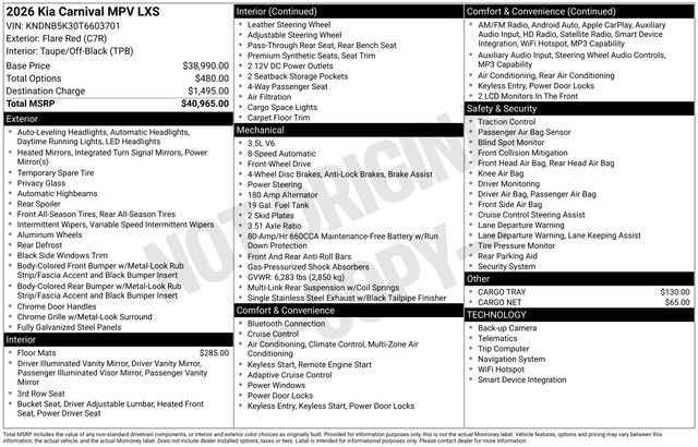 New 2026 Kia Carnival image 50