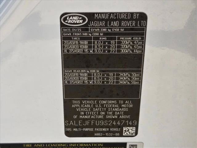 Used 2025 Land Rover Defender 130 S AWD/4WD image 25
