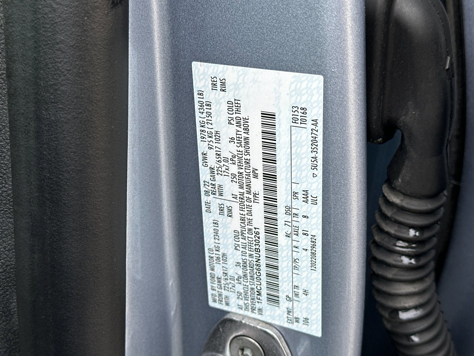 Certified 2022 Ford Escape SE w/ Convenience Package image 29