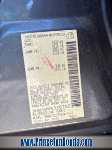Used 2015 Nissan Altima 2.5 SL w/ Technology Package FWD image 7