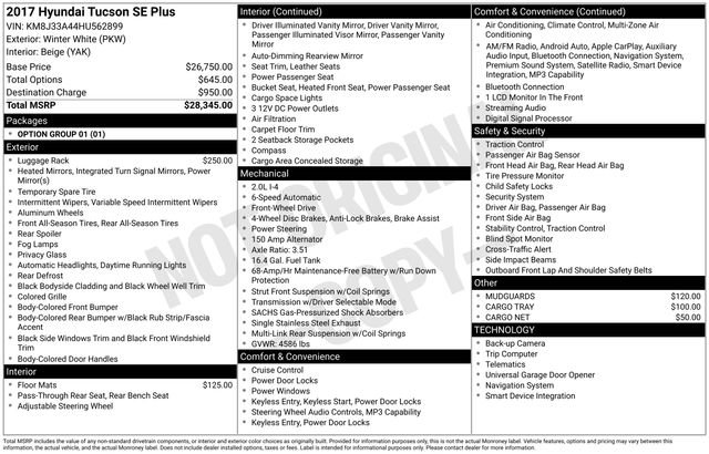 Used 2017 Hyundai Tucson SE Plus image 8