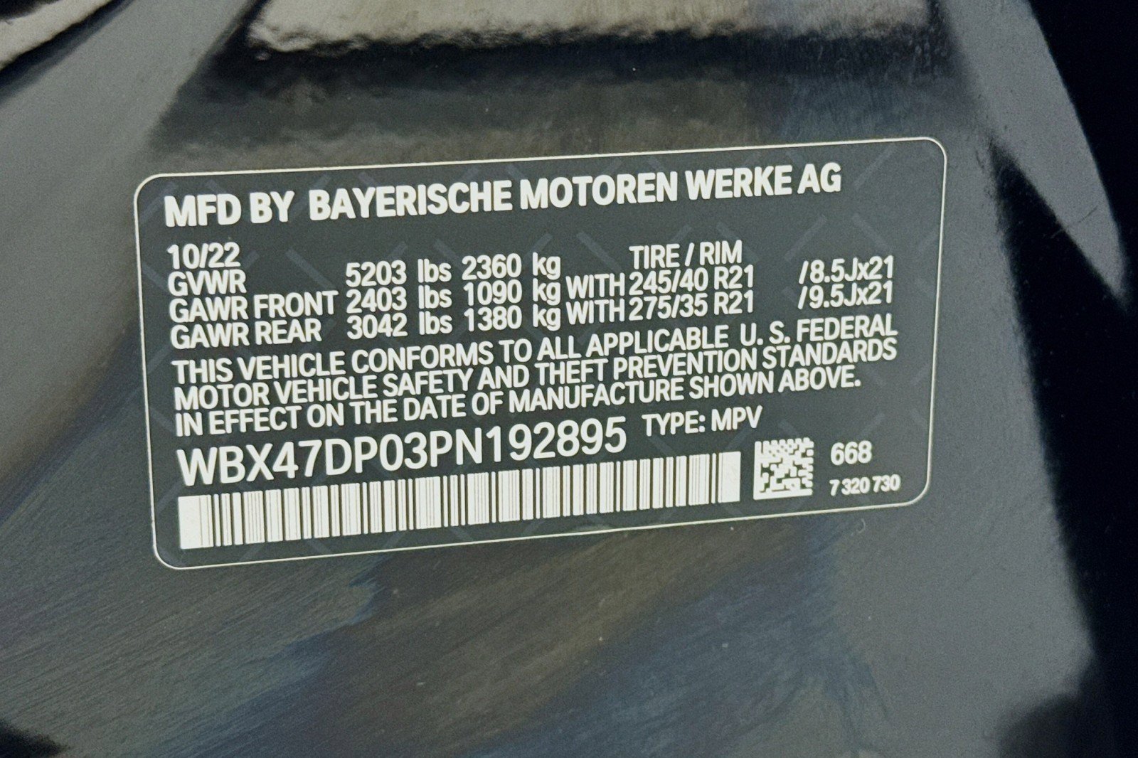 Used 2023 BMW X3 sDrive30i w/ Premium Package w/ZPA image 24