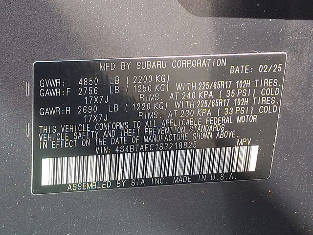 Certified 2025 Subaru Outback Premium image 28