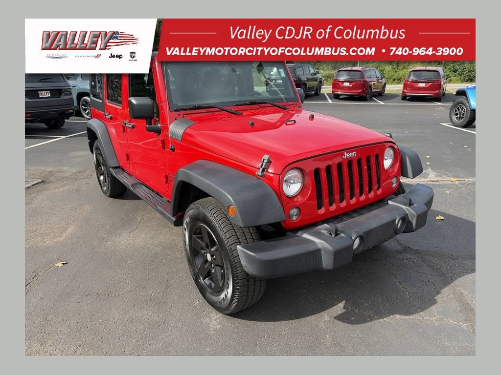 Used 2017 Jeep Wrangler Unlimited Sport w/ Quick Order Package 24S AWD/4WD image 1
