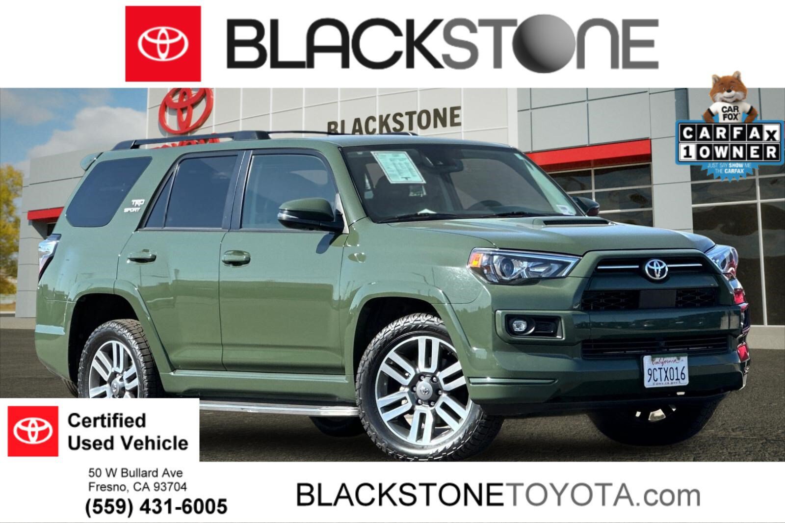 Certified 2022 Toyota 4Runner TRD Sport w/ Technology Package