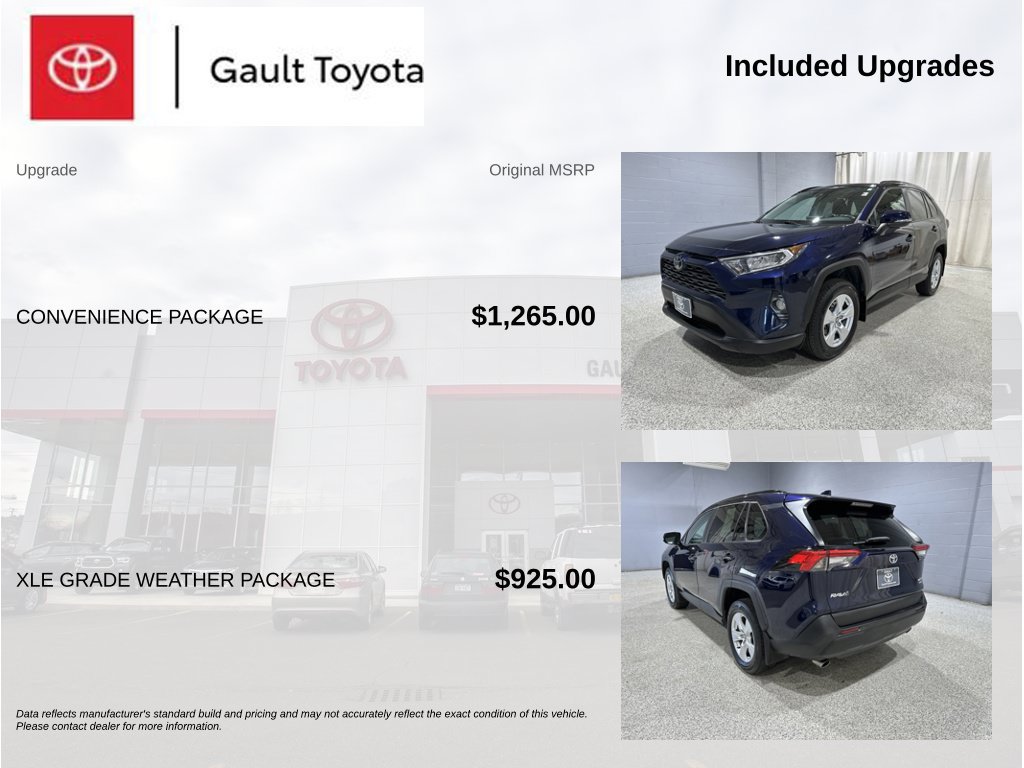 Used 2021 Toyota RAV4 XLE w/ Convenience Package AWD/4WD image 4