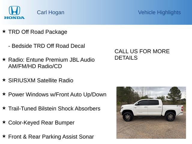 Used 2019 Toyota Tundra Limited w/ Limited Premium Package AWD/4WD image 16