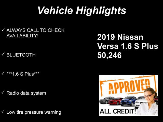 Used 2019 Nissan Versa S Plus FWD image 9