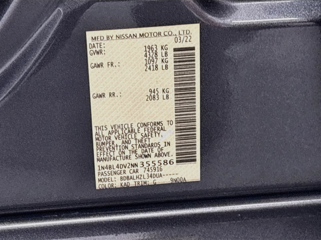 Used 2022 Nissan Altima 2.5 SV FWD image 47