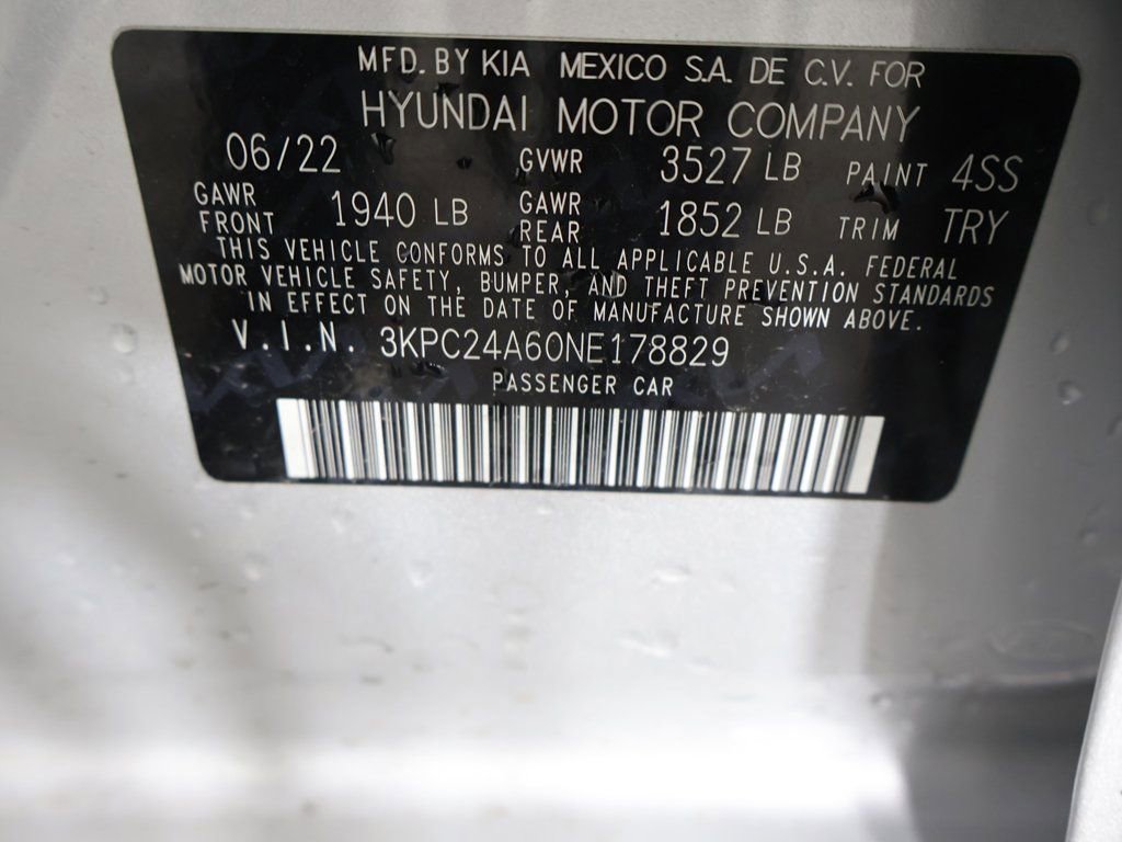 Used 2022 Hyundai Accent SEL image 43