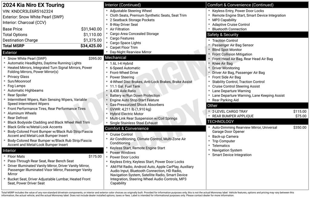 Certified 2024 Kia Niro EX Touring FWD image 25