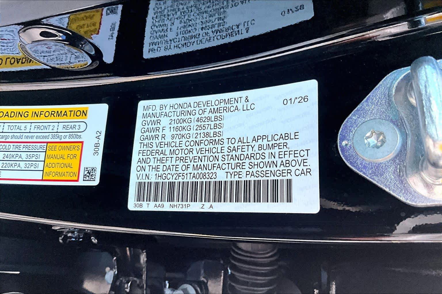 Used 2026 Honda Accord Sport image 34