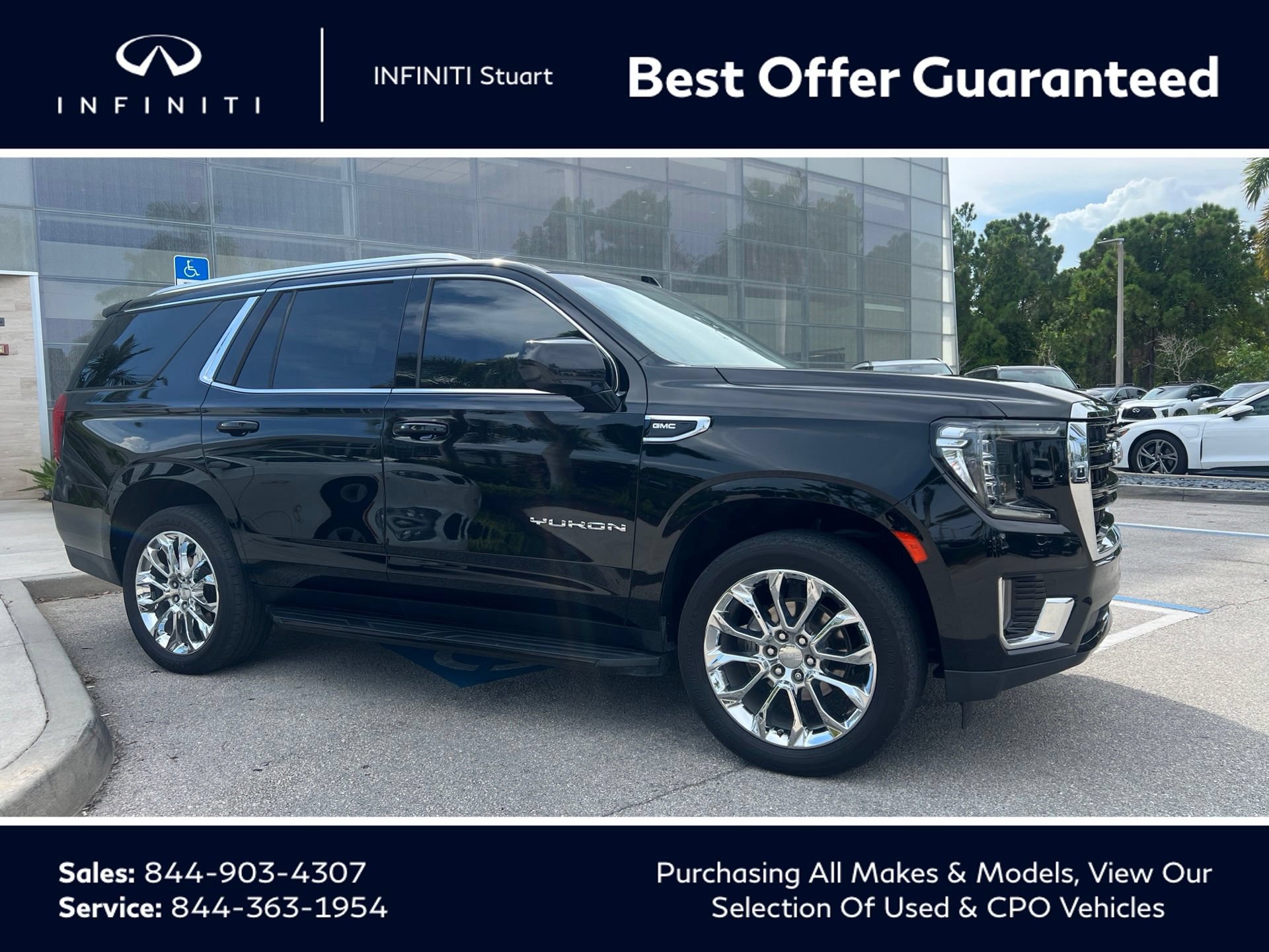 Used 2023 GMC Yukon SLE RWD image 1