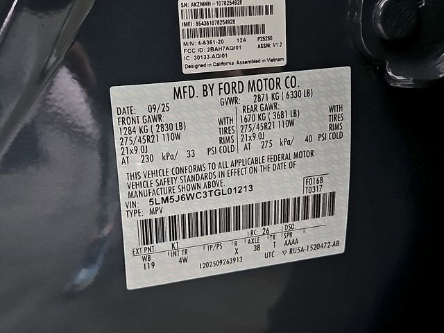 Certified 2026 Lincoln Aviator 2WD w/ Jet Appearance Package image 32