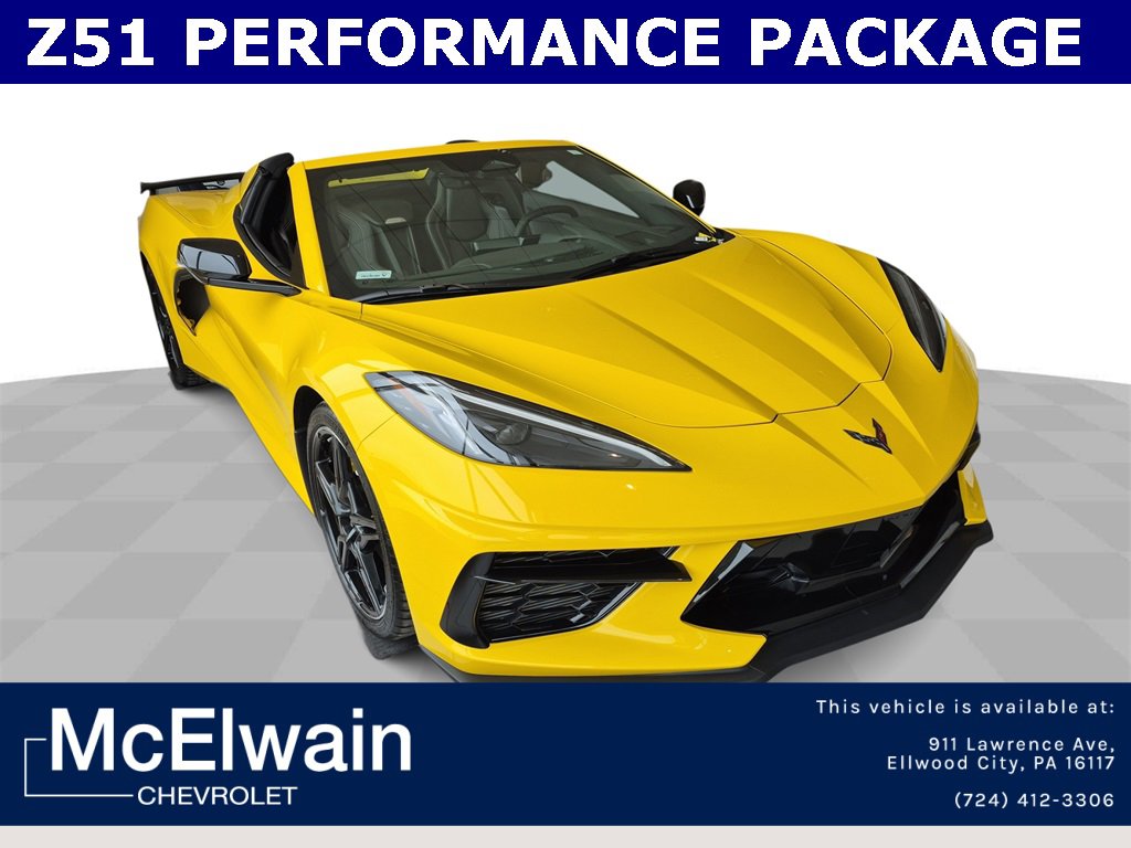 Used 2025 Chevrolet Corvette Stingray Convertible w/ Z51 Performance Package