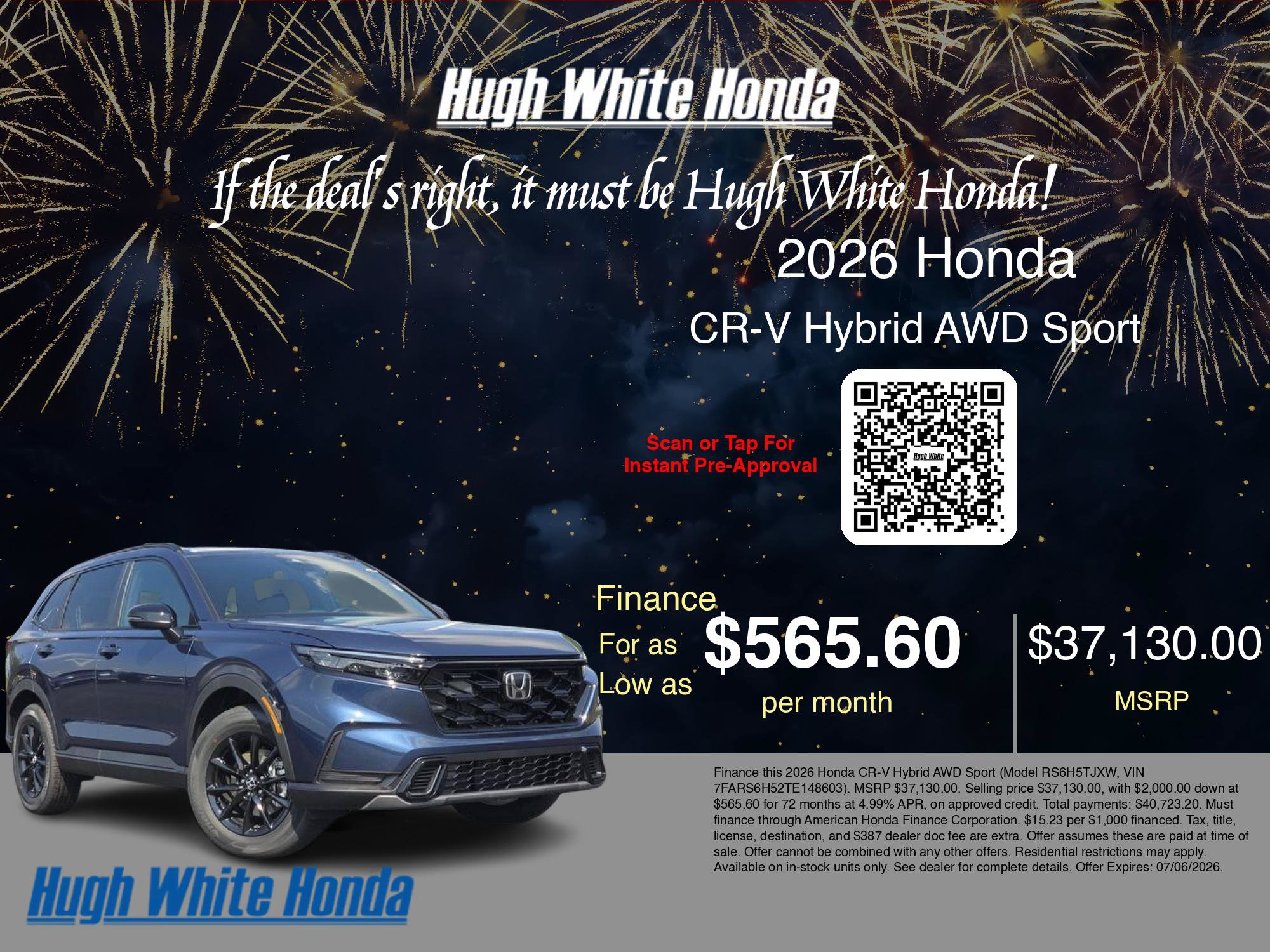 New 2026 Honda CR-V Sport image 7