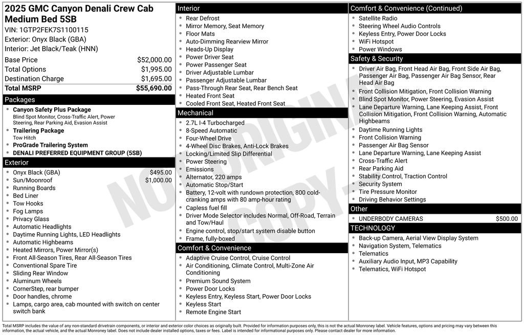 Used 2025 GMC Canyon Denali image 2
