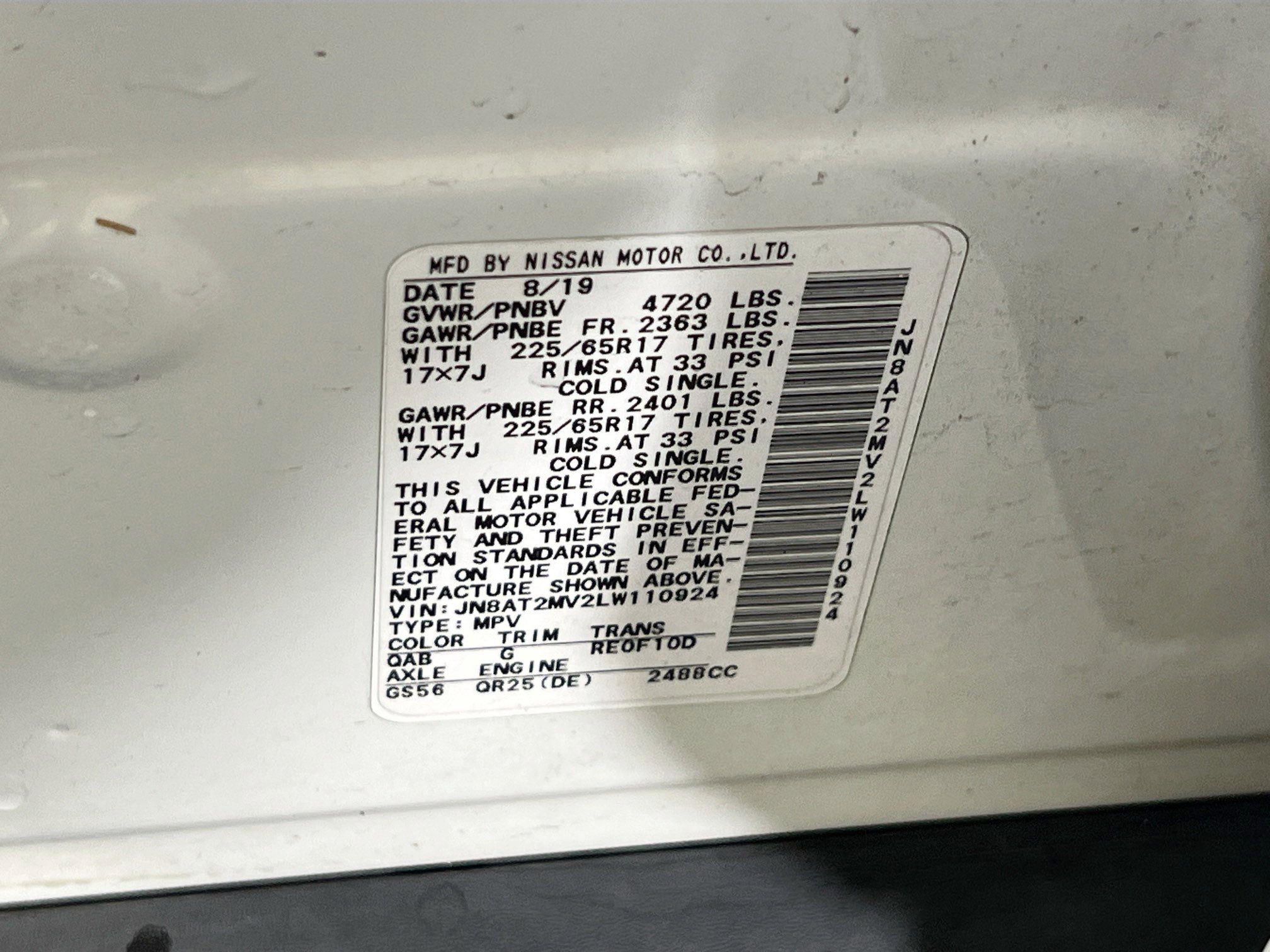 Used 2020 Nissan Rogue SV image 30