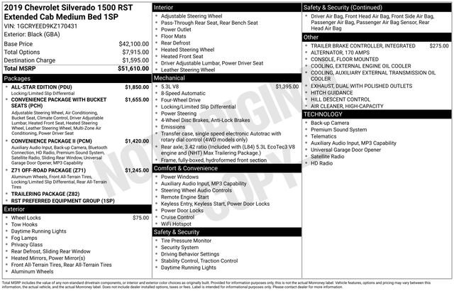 Used 2019 Chevrolet Silverado 1500 RST w/ All-Star Edition AWD/4WD image 3
