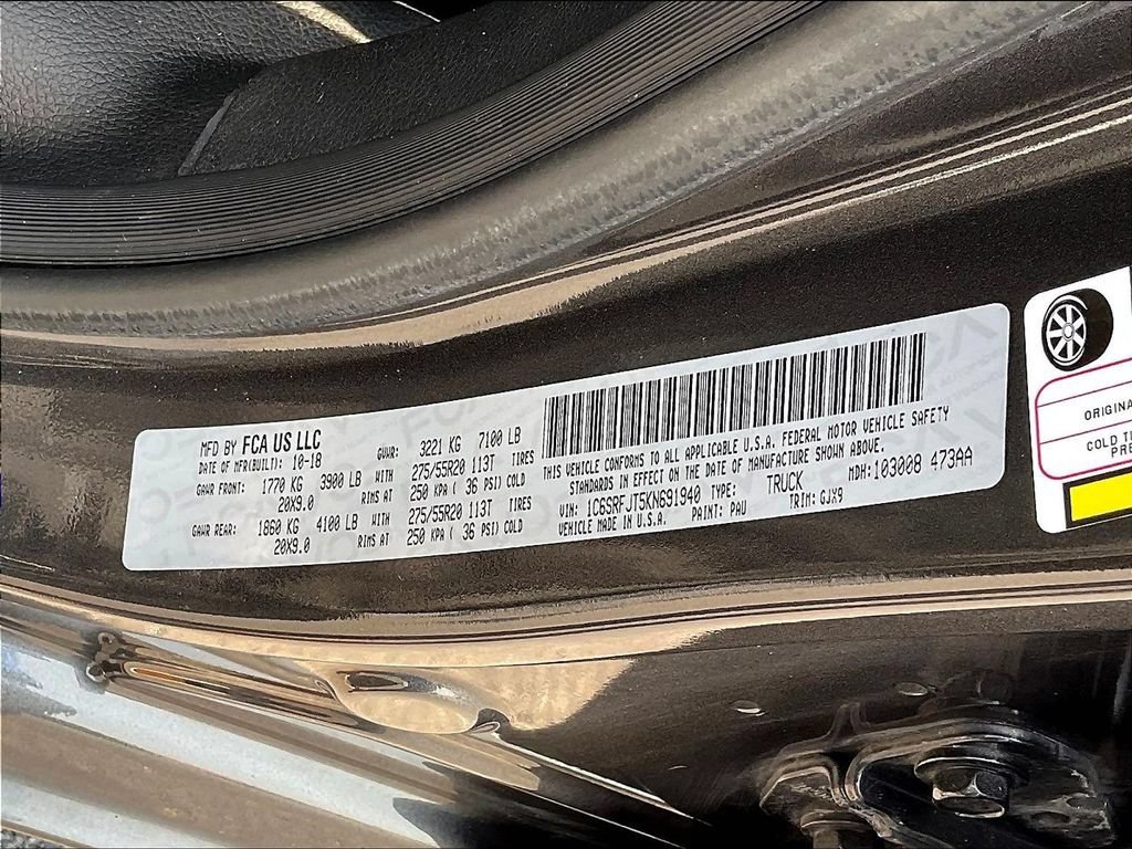 Used 2019 RAM 1500 Laramie AWD/4WD image 22