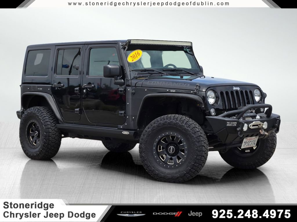 Used 2016 Jeep Wrangler Unlimited Rubicon w/ Connectivity Group image 1