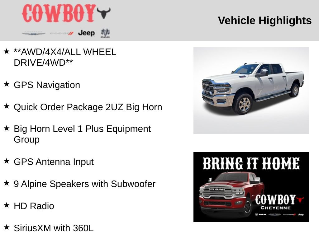 Used 2026 RAM 2500 Big Horn AWD/4WD image 5