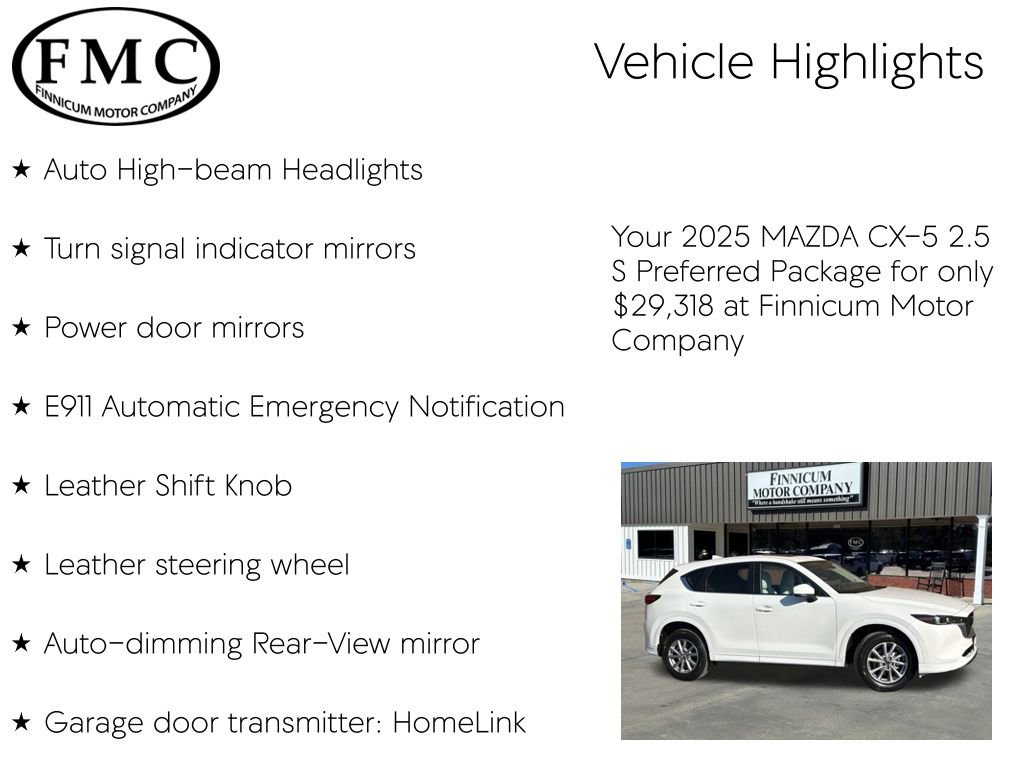 Used 2025 MAZDA CX-5 AWD 2.5 S w/ Preferred Package image 21