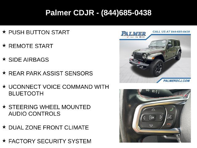 Used 2020 Jeep Wrangler Unlimited Rubicon w/ Quick Order Package 28Y Recon AWD/4WD image 18