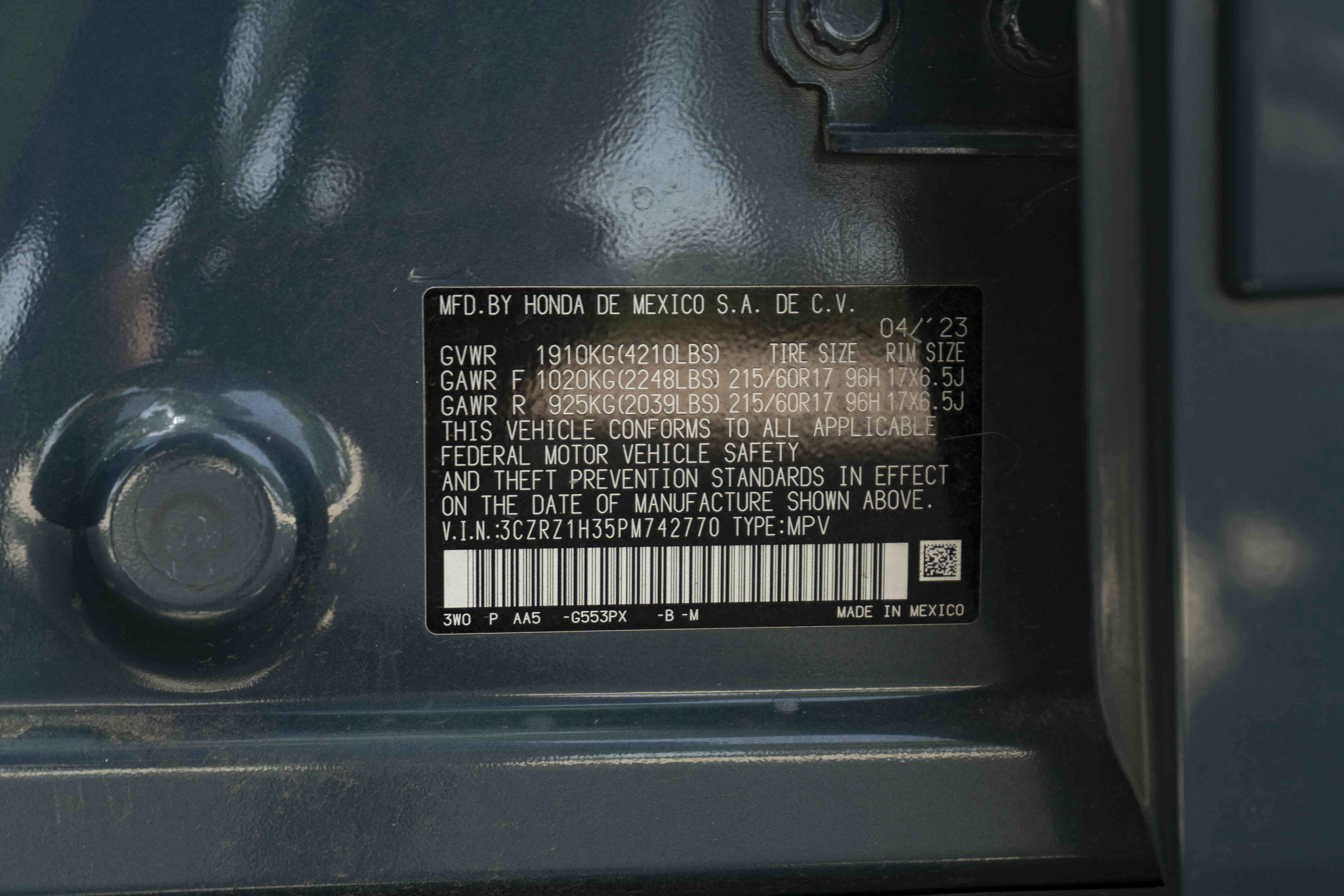 Used 2023 Honda HR-V LX image 43