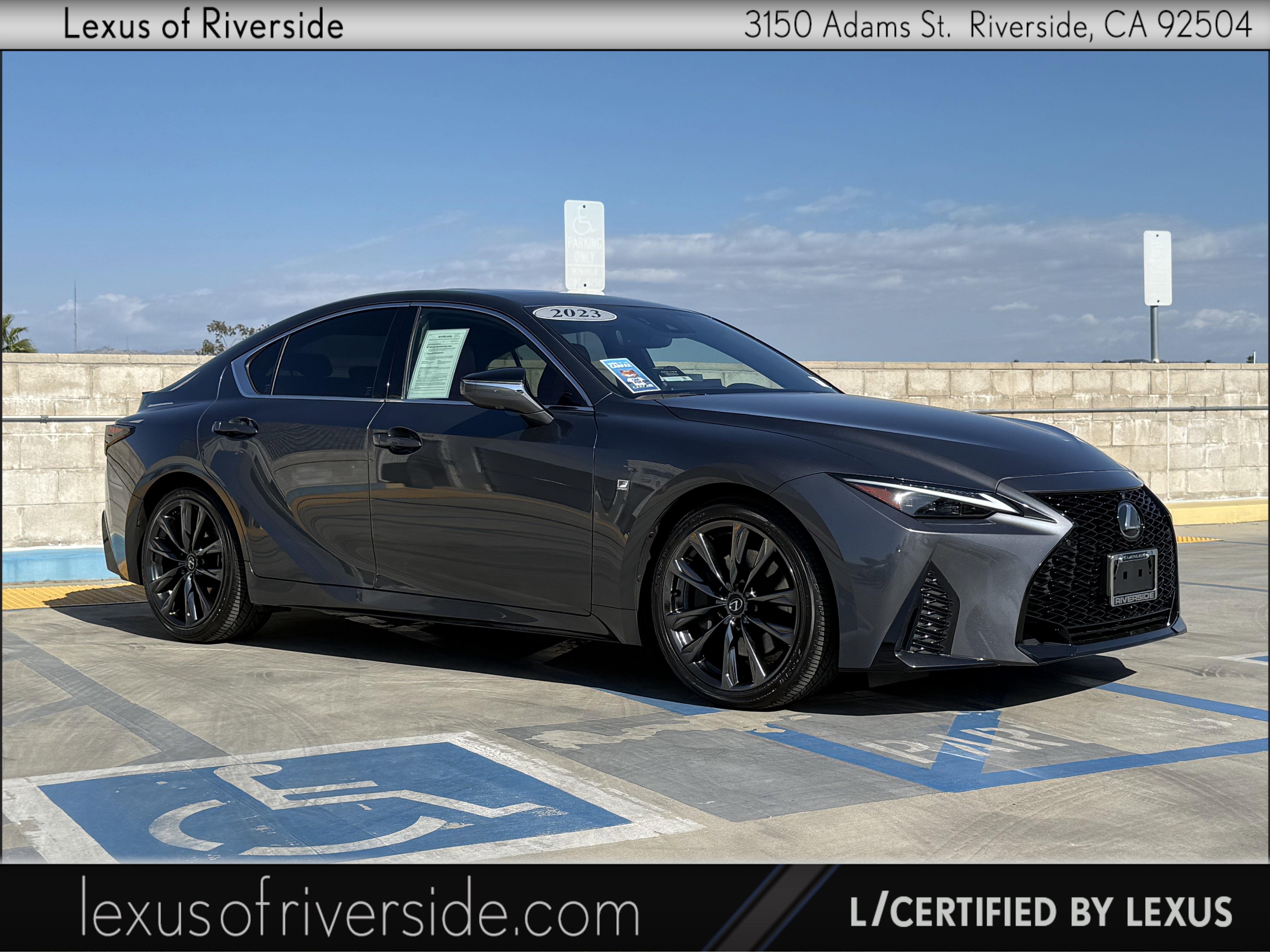 Certified 2023 Lexus IS 350 F Sport w/ Navigation Package
