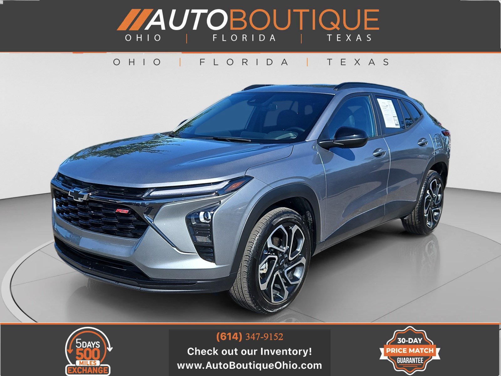 Used 2025 Chevrolet Trax RS w/ Sunroof Package FWD image 1