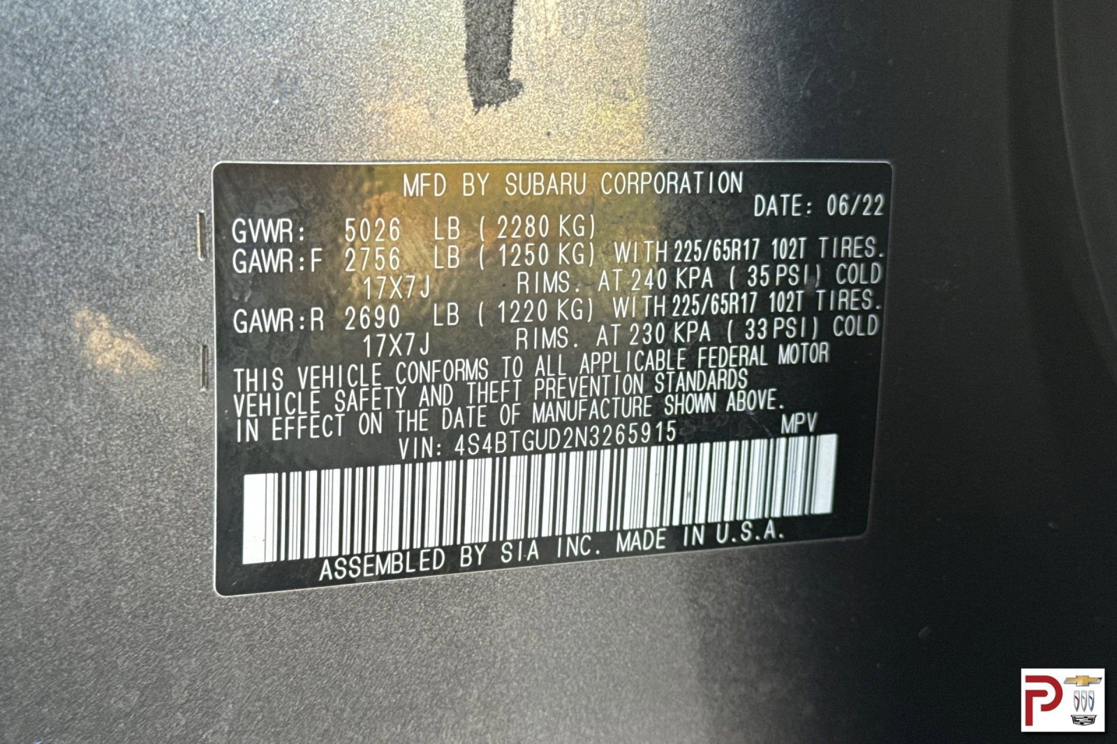 Used 2022 Subaru Outback Wilderness image 37