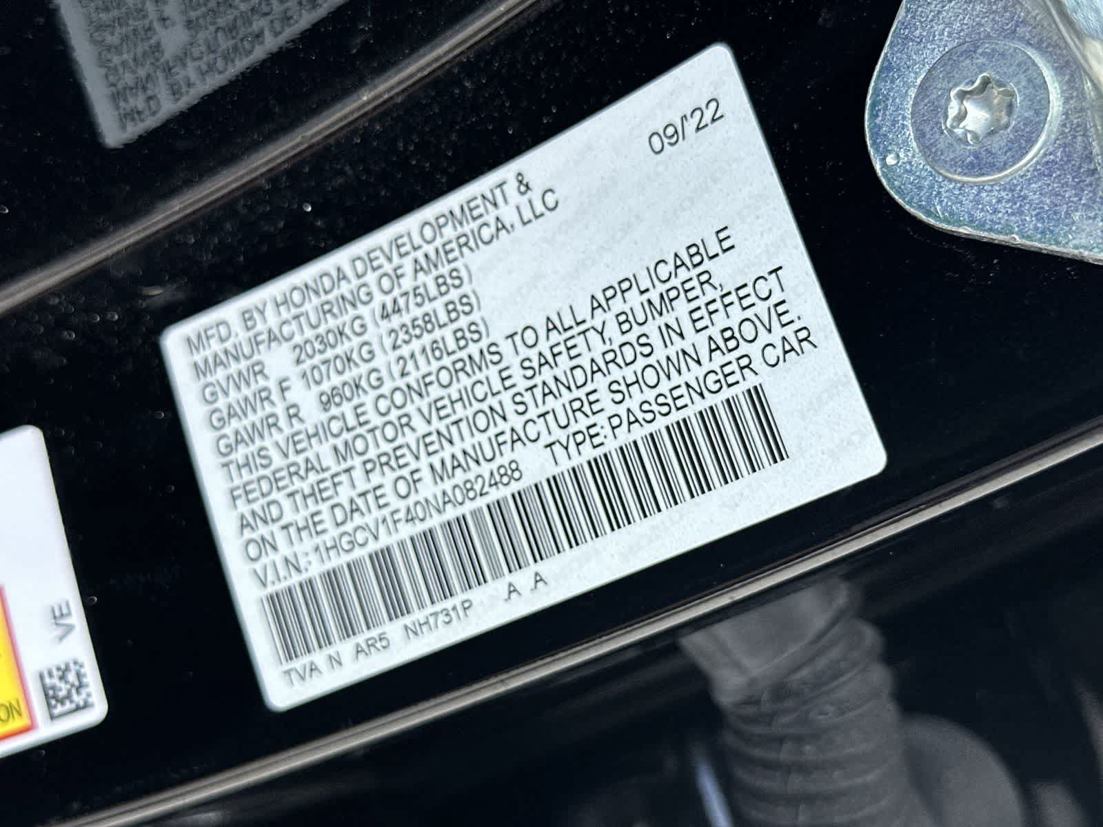 Used 2022 Honda Accord Sport Special Edition image 23