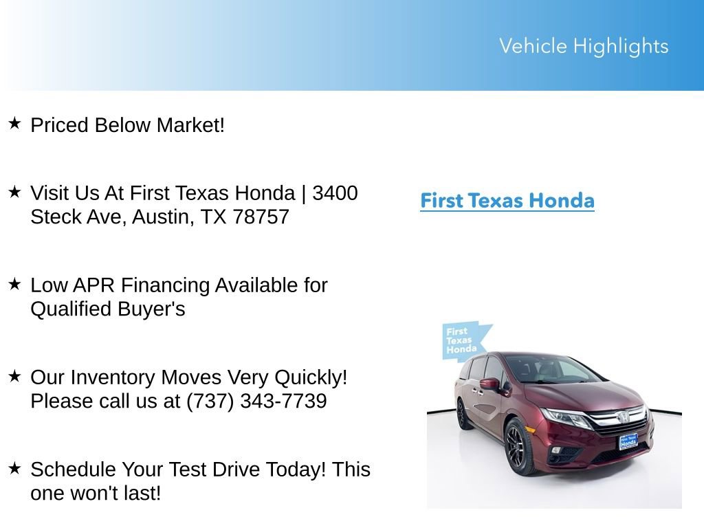 Used 2020 Honda Odyssey EX-L image 9