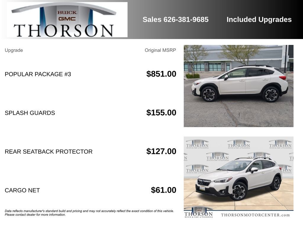Used 2021 Subaru Crosstrek 2.5i Limited w/ Popular Package #3 AWD/4WD image 6
