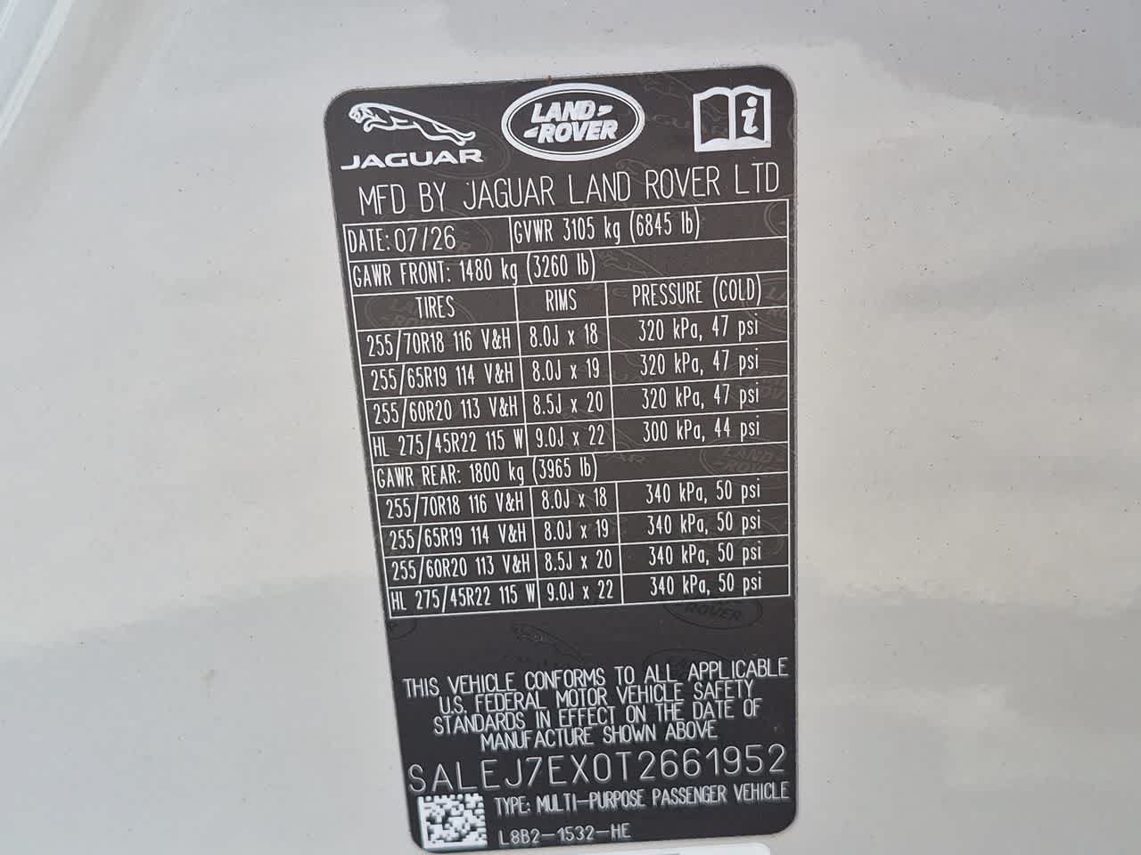 New 2026 Land Rover Defender 110 S AWD/4WD image 34