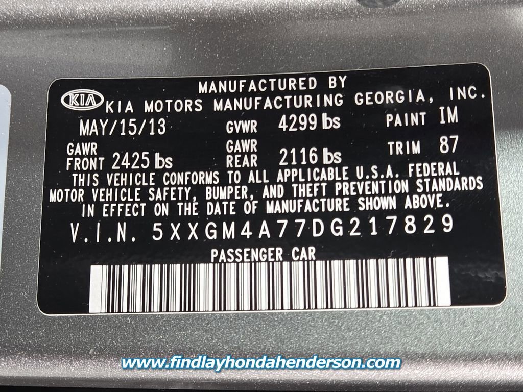 Used 2013 Kia Optima LX w/ Convenience Plus Pkg image 13