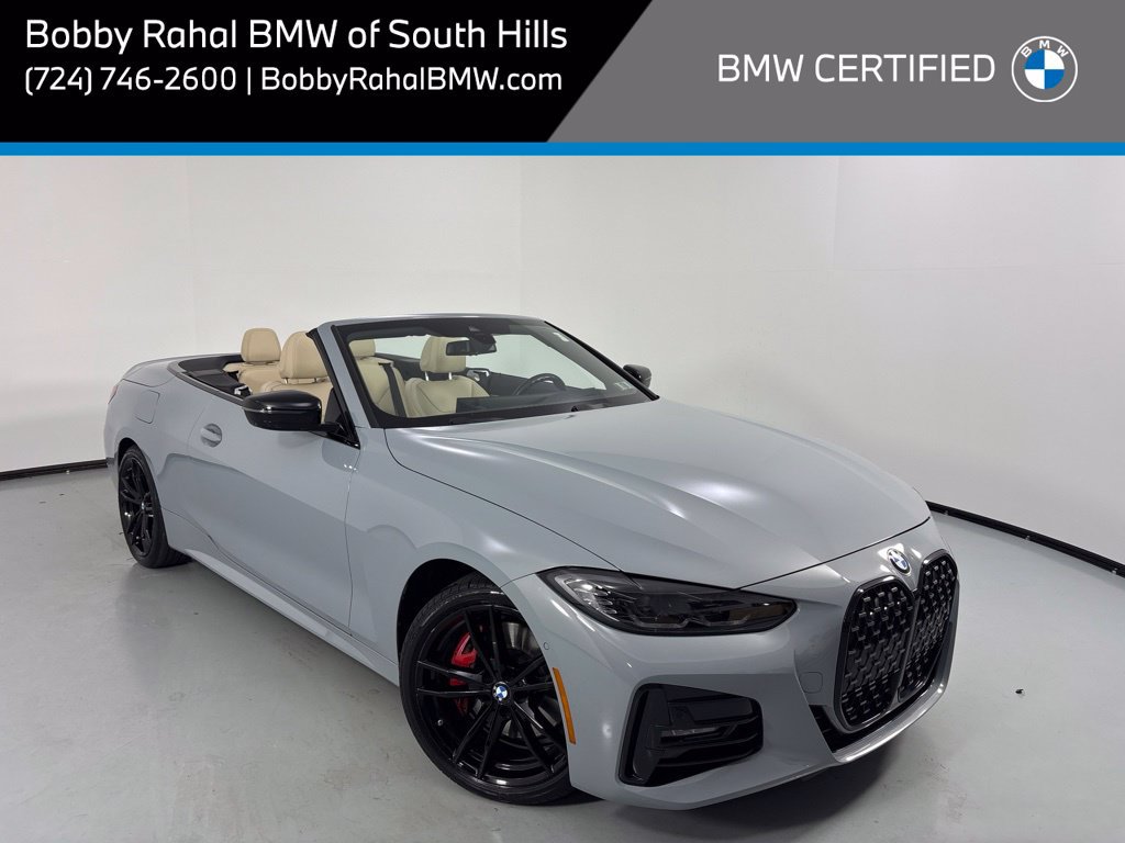 Certified 2024 BMW 430i xDrive Convertible w/ M Sport Package AWD/4WD image 1
